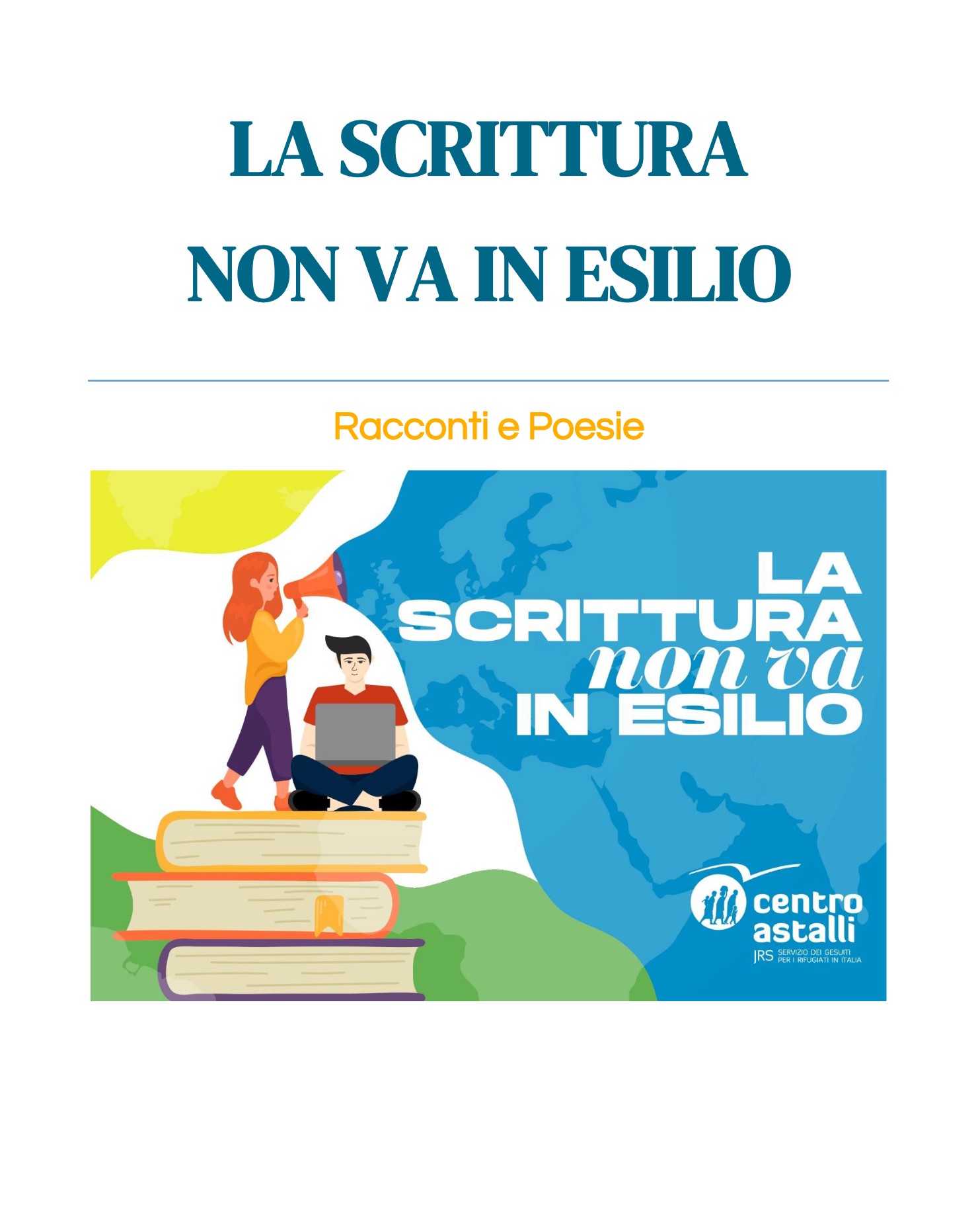 copertina la scrittura non va in esilio 2022-2023 copertina la scrittura non va in esilio 2022-2023