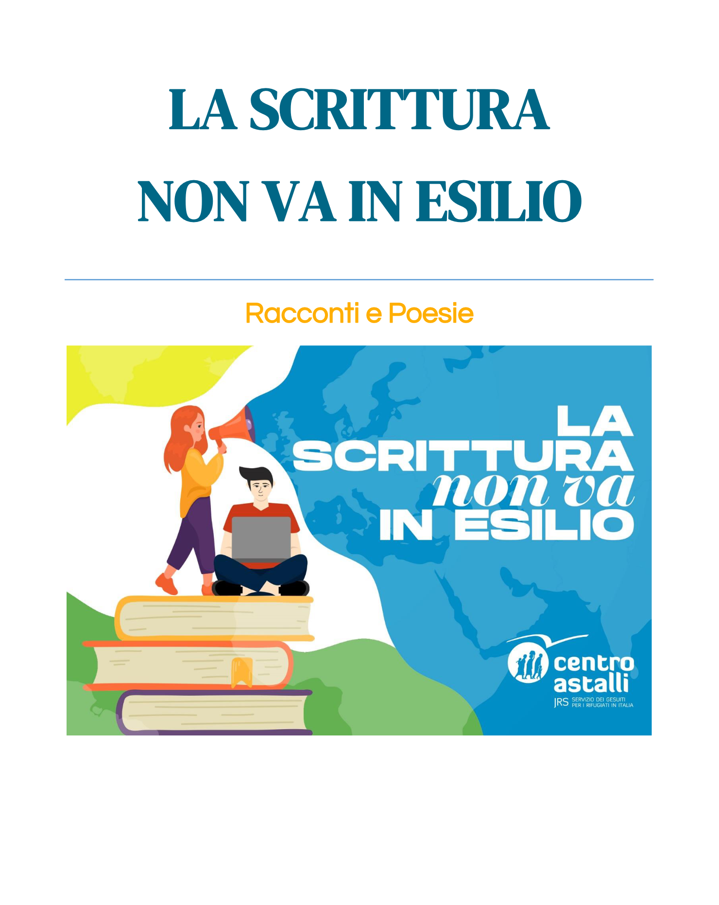 copertina la scrittura non va in esilio 2022-2023