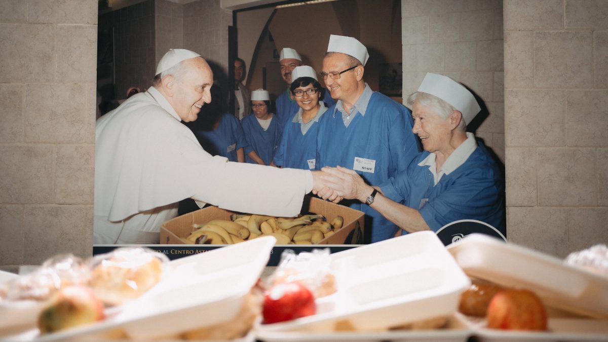Foto: mensa del Centro Astalli. Di Mirko D'Accurzio/Centro Astalli