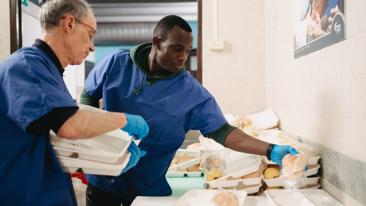 Foto: mensa del Centro Astalli. Di Mirko D'Accurzio/Centro Astalli