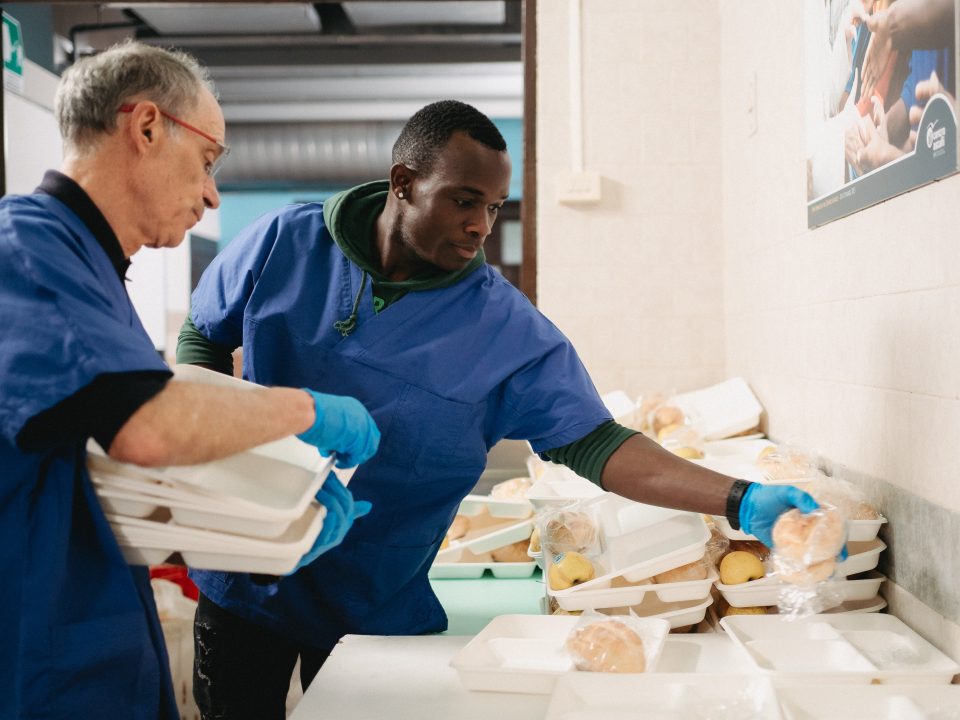 Foto: mensa del Centro Astalli. Di Mirko D'Accurzio/Centro Astalli