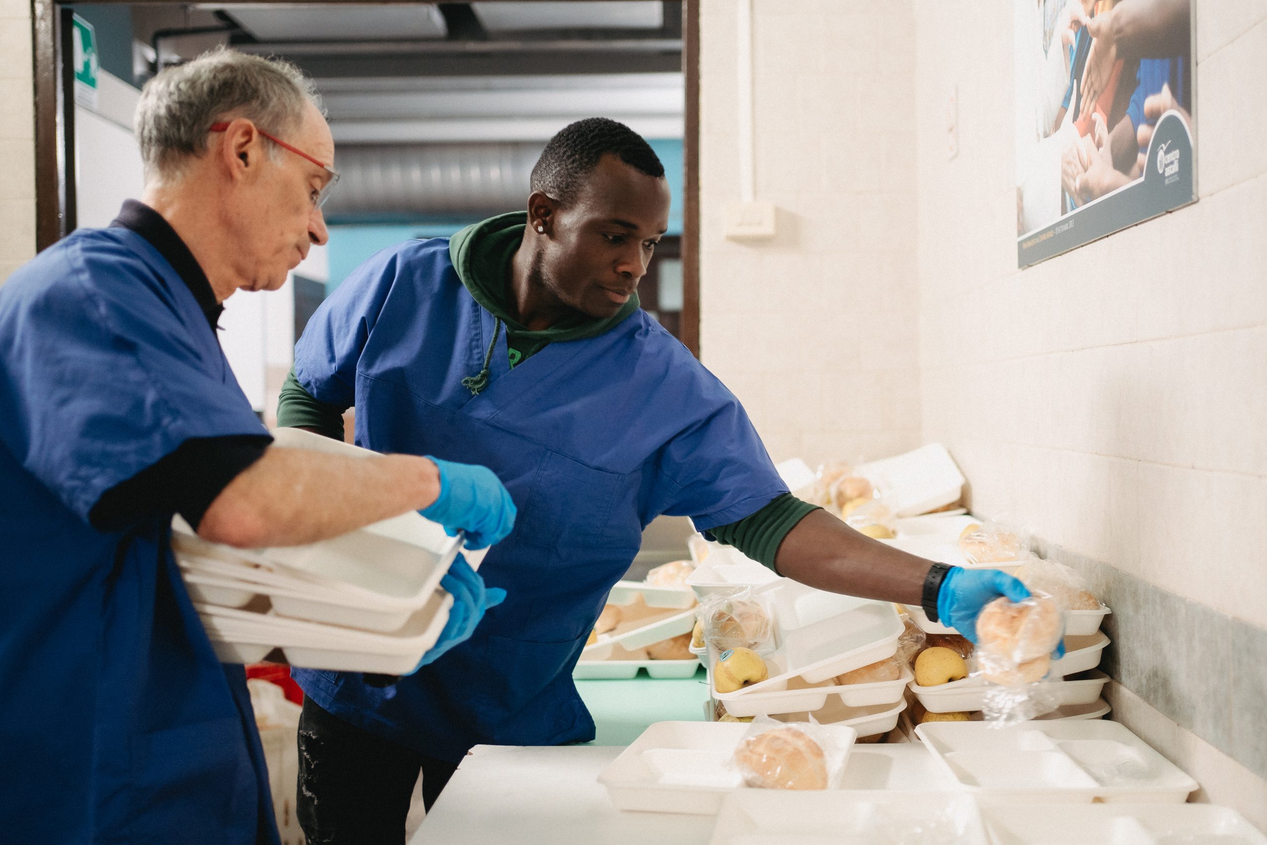 Foto: mensa del Centro Astalli. Di Mirko D'Accurzio/Centro Astalli